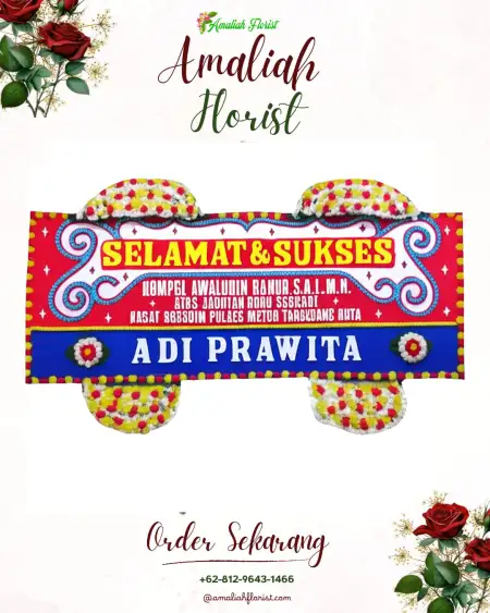 Papan Bunga Ucapan Selamat Kadaleman
